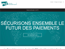 Tablet Screenshot of fr.pcisecuritystandards.org